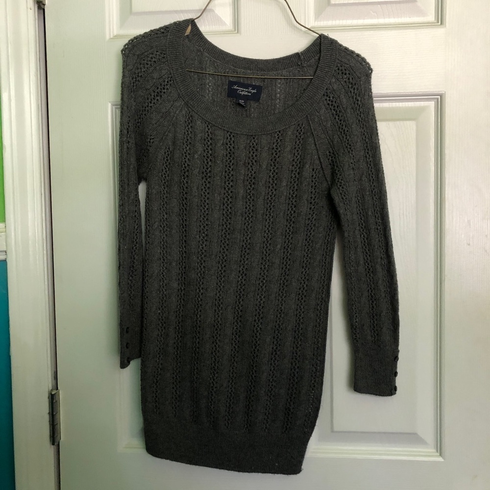Charcoal Knit Sweater